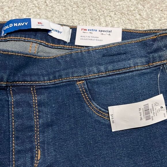 NWT- Old Navy - girl’s XL (14-16). Two Skinny Jeans - Picture 8 of 10